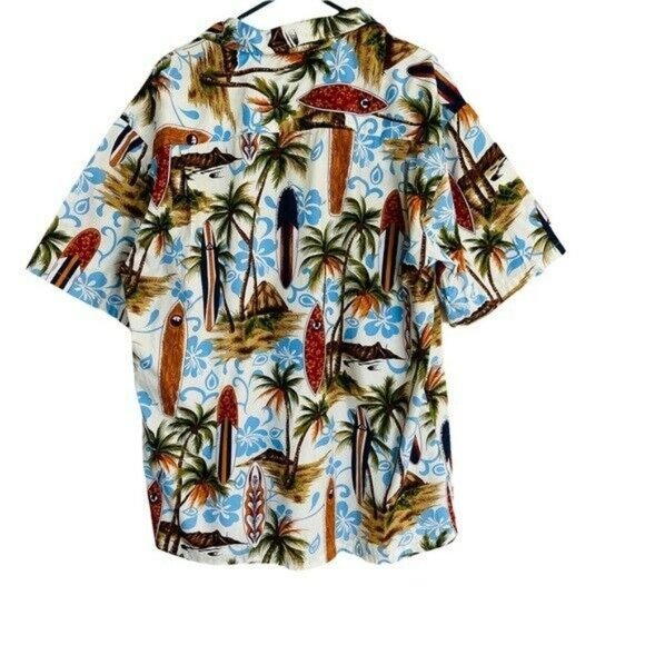 Aloha Republic Surfing Diamond Head Hawaiian Shirt Size XL - Picture 2 of 8